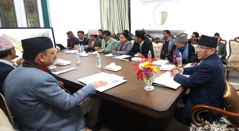‘बुढीगण्डकीको काम छिटो तिव्र पारौं’: प्रधानमन्त्री ‘प्रचण्ड’