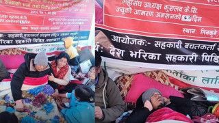 अनसनरत सहकारी पीडितका अगुवा केसीको अवस्था गम्भीर, जीवन रक्षाको माग गर्दै सरकारको ध्यानाकर्षण