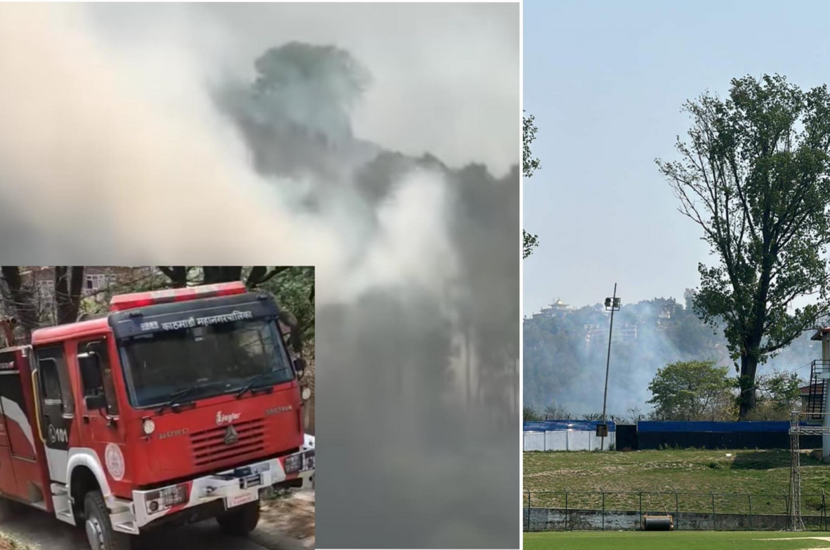 काठमाडौं महानगरको दमकल दुर्घटना, ६ जना घाइते
