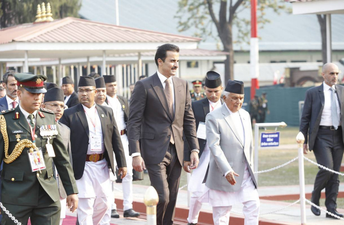 कतारी राजा अमिर नेपालमा, भ्रमण फलदायी हुने अपेक्षा, दुई देशको सम्बन्ध करिब ४७ वर्षयता निरन्तर (खासखबर)