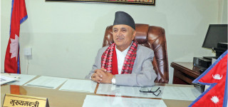 गण्डकी प्रदेशका मुख्यमन्त्री अधिकारीले आज विश्वासको मत लिँदै