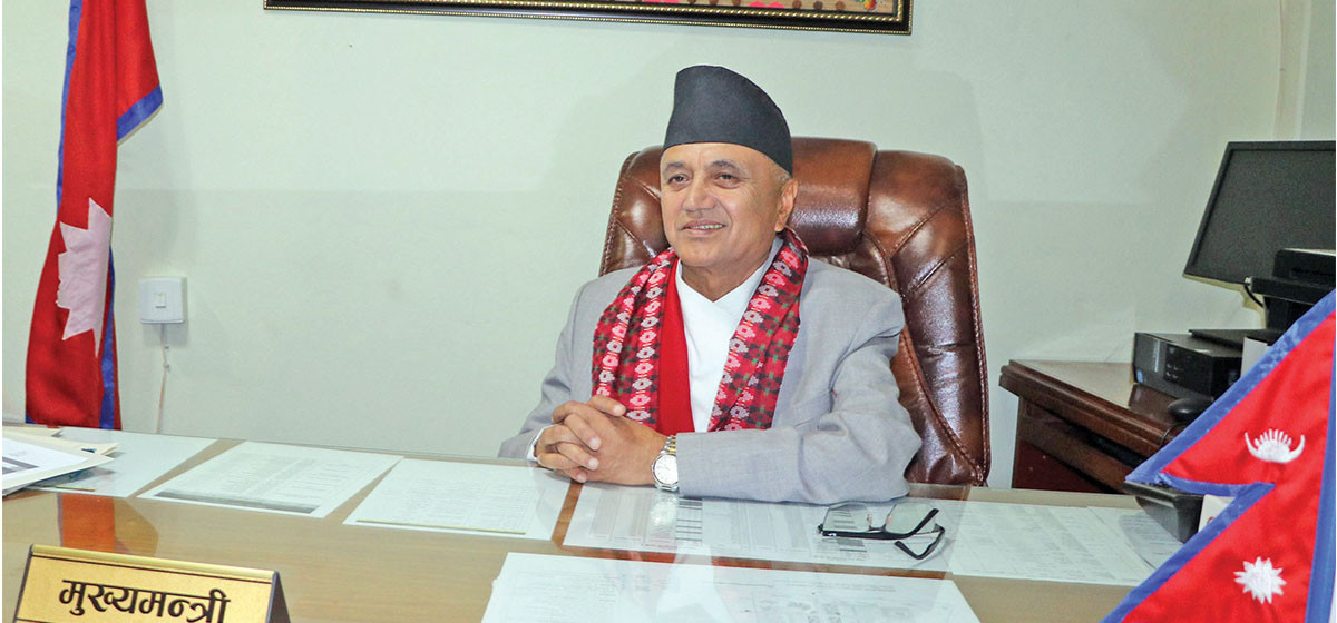 गण्डकी प्रदेशका मुख्यमन्त्री अधिकारीले आज विश्वासको मत लिँदै