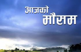 आजको मौसमः यी क्षेत्रमा हुनेछ वर्षा...