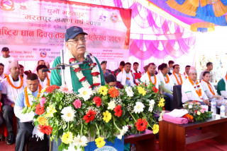 सरकार देशलाई खाद्यान्नमै आत्मनिर्भर बनाउँदै छौंः प्रधानमन्त्री ‘प्रचण्ड’