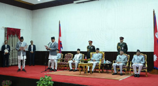 महान्यायाधिवक्ता बडालद्वारा पद तथा गोपनीयताको शपथग्रहण
