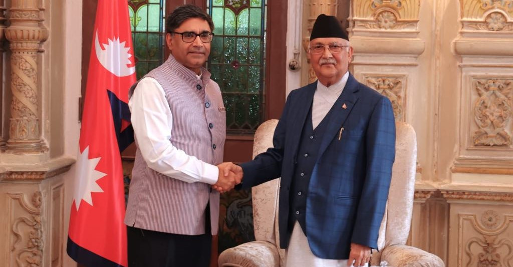 प्रधानमन्त्री ओलीले दिए मोदीलाई नेपाल भ्रमणको निम्तो