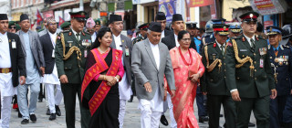इन्द्रजात्रा समारोहमा उपमेयर सुनीता डंगोलले गरिन् काठमाडौं महानगरको नेतृत्व